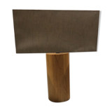 Lamp with solid oak foot