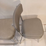Pair of vintage gray Ronéo chairs