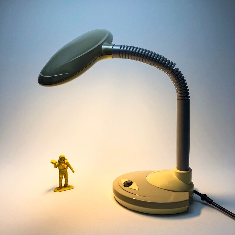 Space-age desk lamp