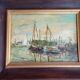Marine landscape painting