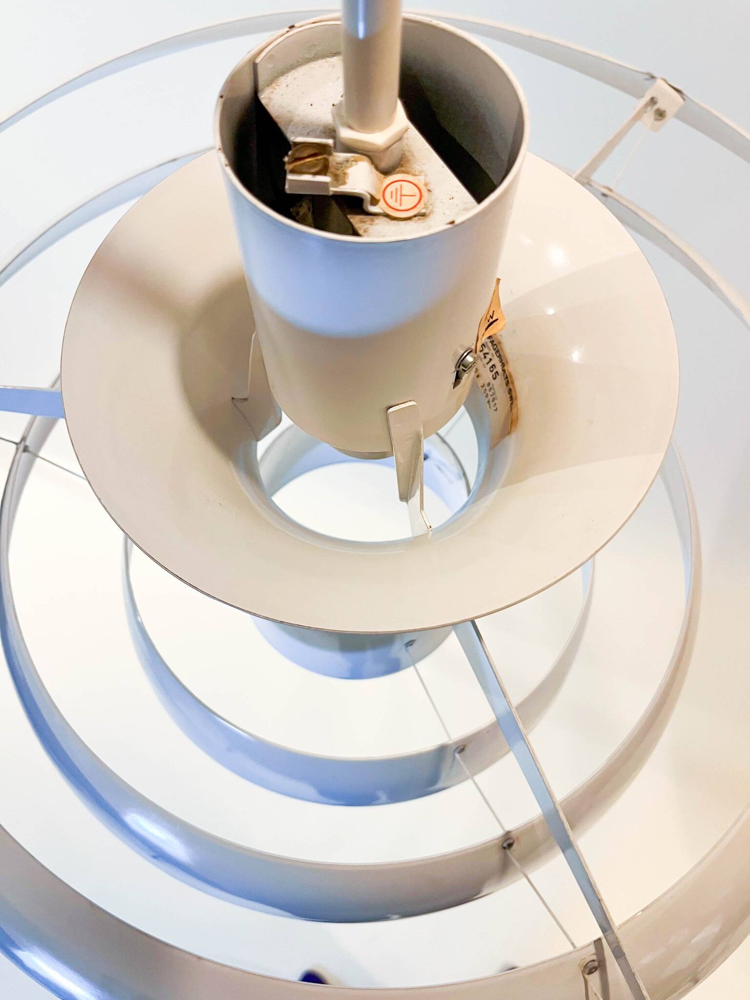 Vintage xl pendant pendants by fagerhult white space age swedish 1960