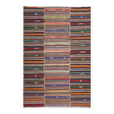 Vintage Turkish kilim handwoven 226x326 cm