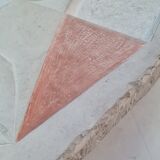 Travertine coffee table