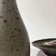 Pear-shaped vase in pyrite stoneware, La borne France 1950
