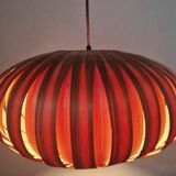 Large Rare Midcentury Veneer Pendant ULUV, 1960s