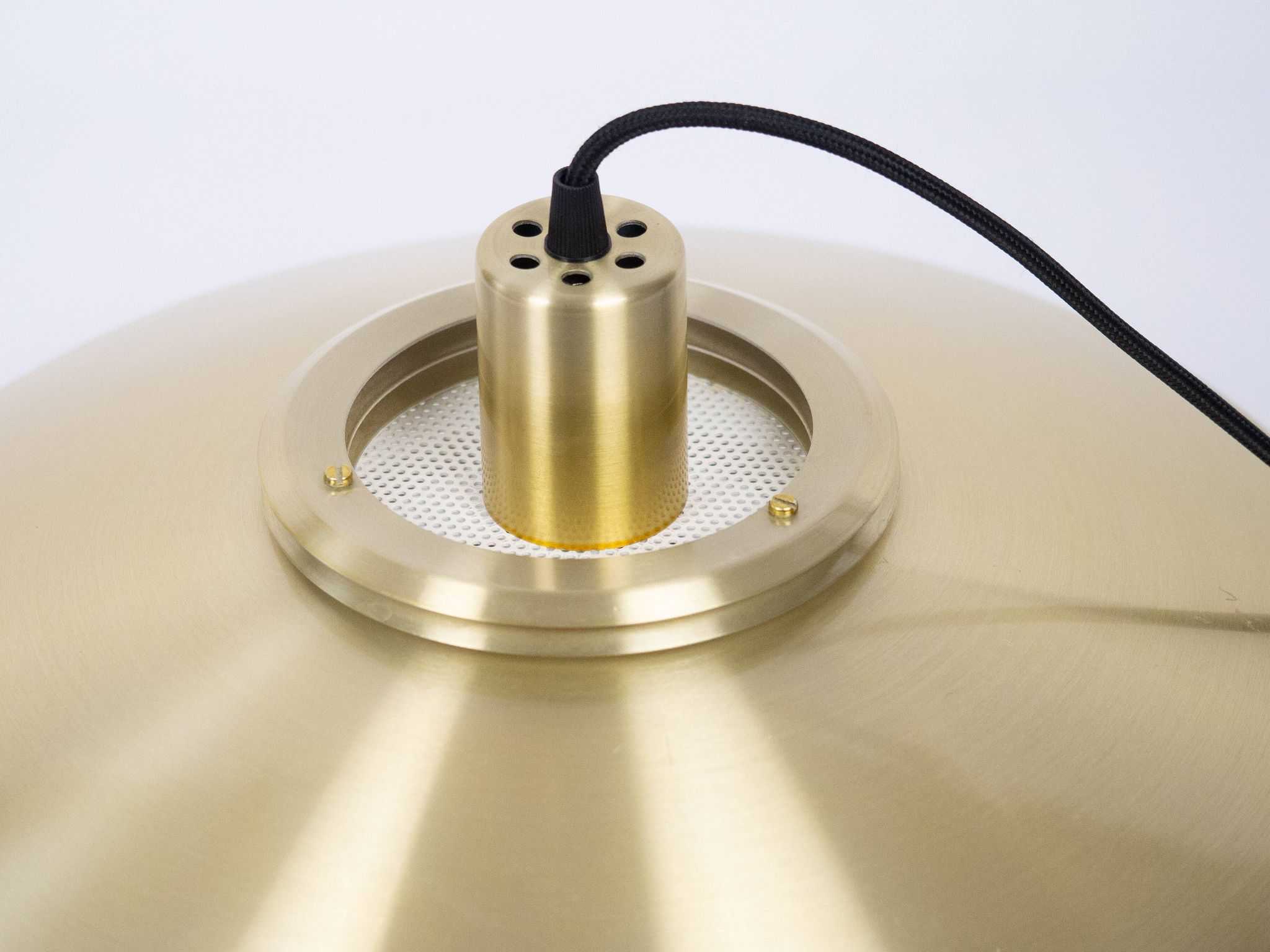 Danish vintage pendant lamp Dania by Kurt Wiborg, Jeka, 1980s