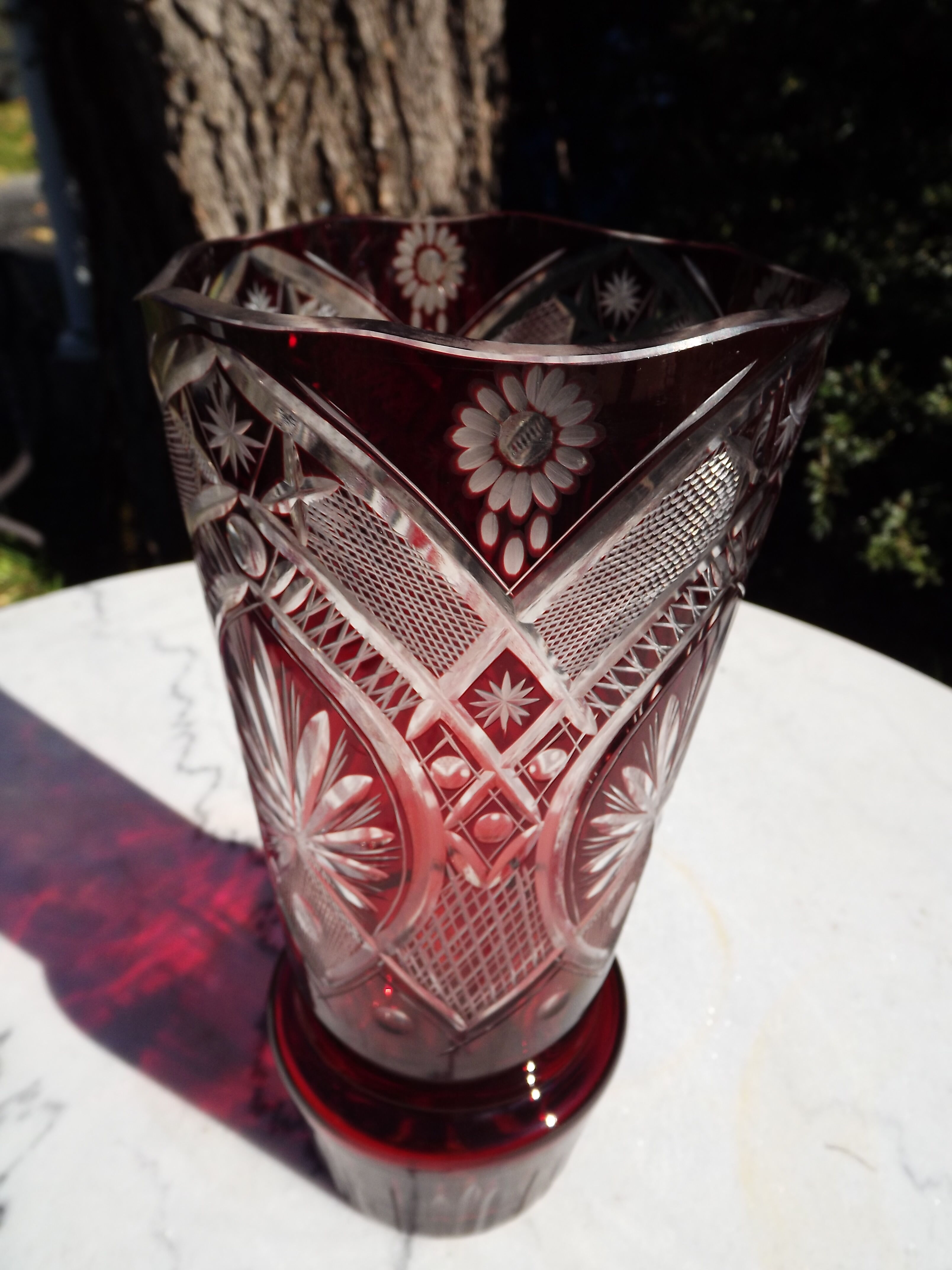 Vase bohème cristal VSL