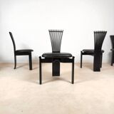 Set of 4 “Totem” chairs by Torstein Nielsen