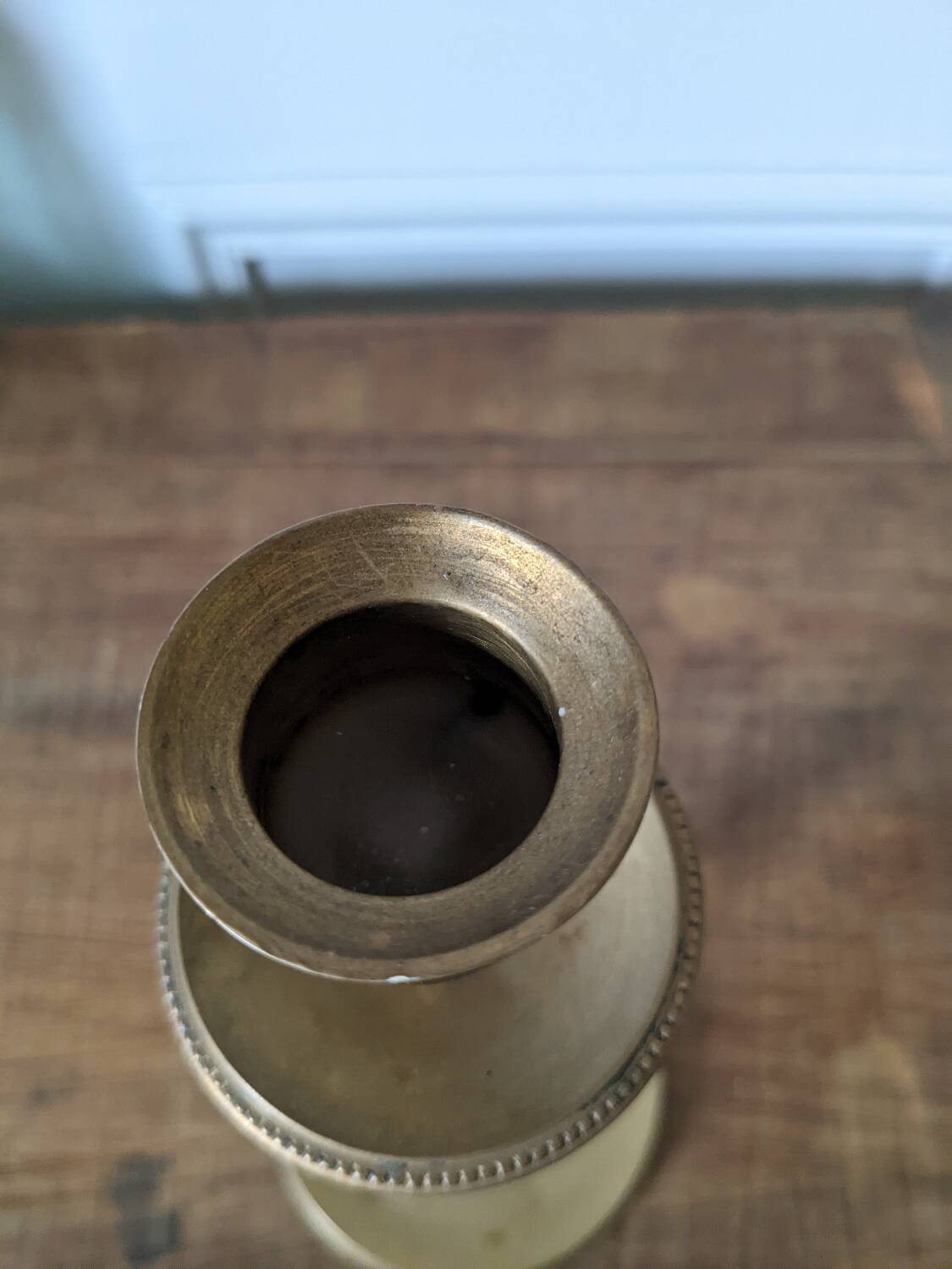 Brass candle holder