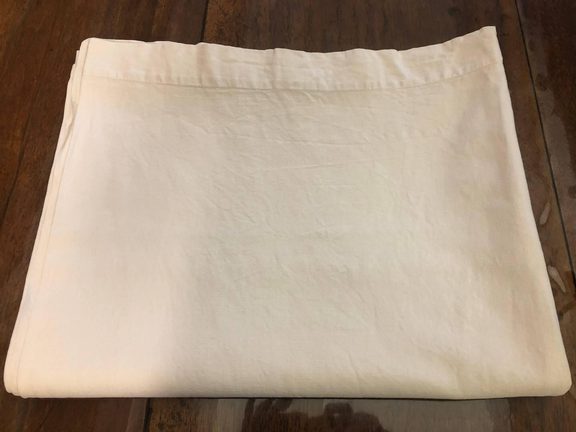 Lot de 2 draps plats anciens