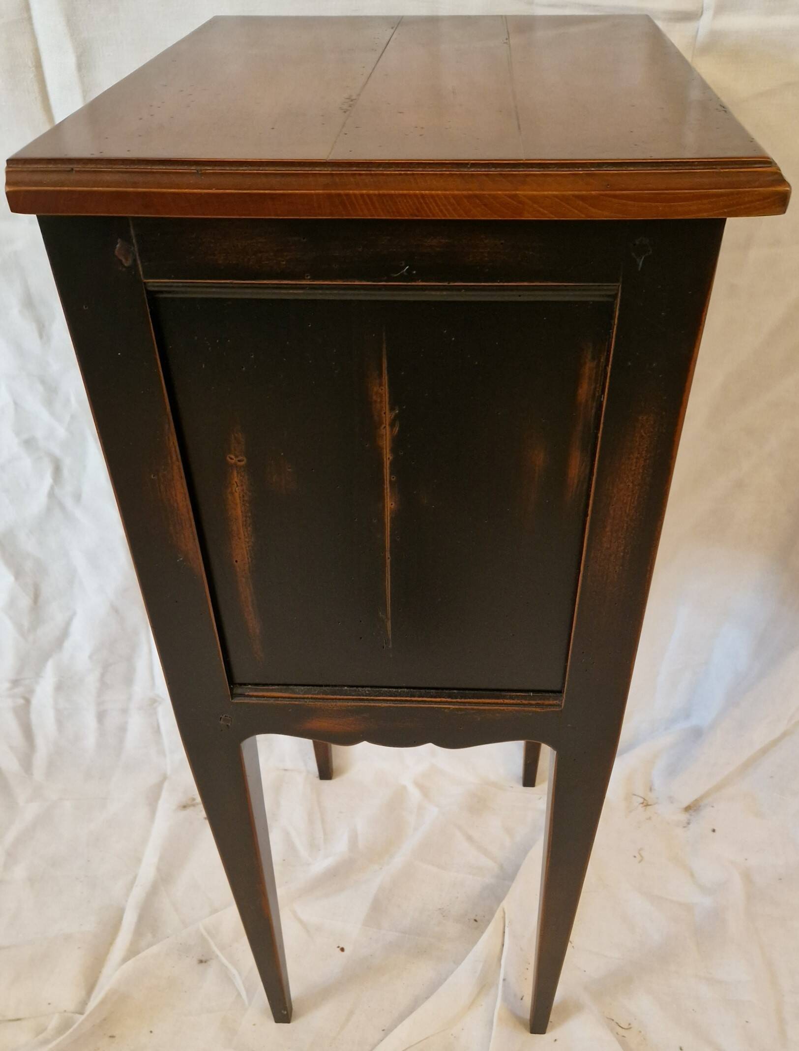 Meuble d’appoint Richelieu en bois – 3 tiroirs – finition bicolore