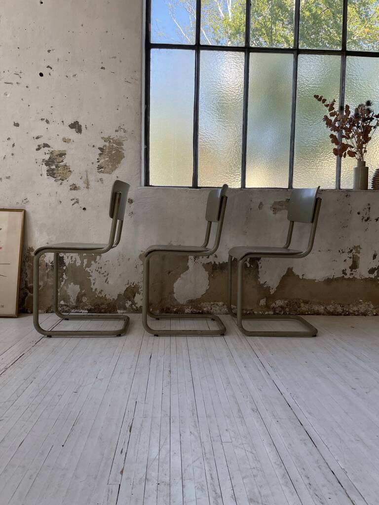 Trio of Tubax chairs 1950