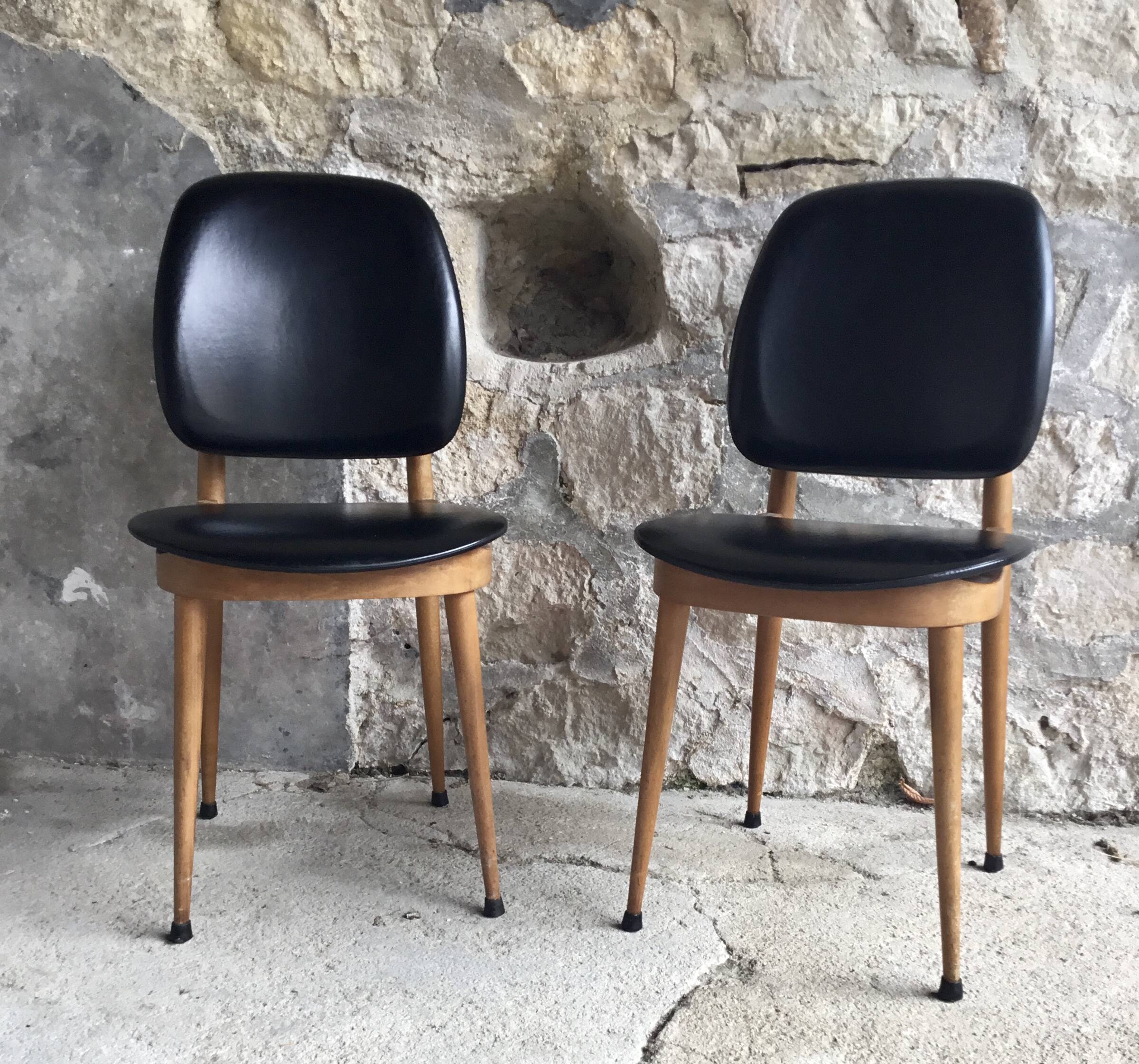 Pair of Pegasus chairs by Baumann 1960