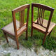 Art Nouveau chair pair