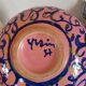 Hollow dish cut Paul Yvain Keraluc earthenware Quimper vintage