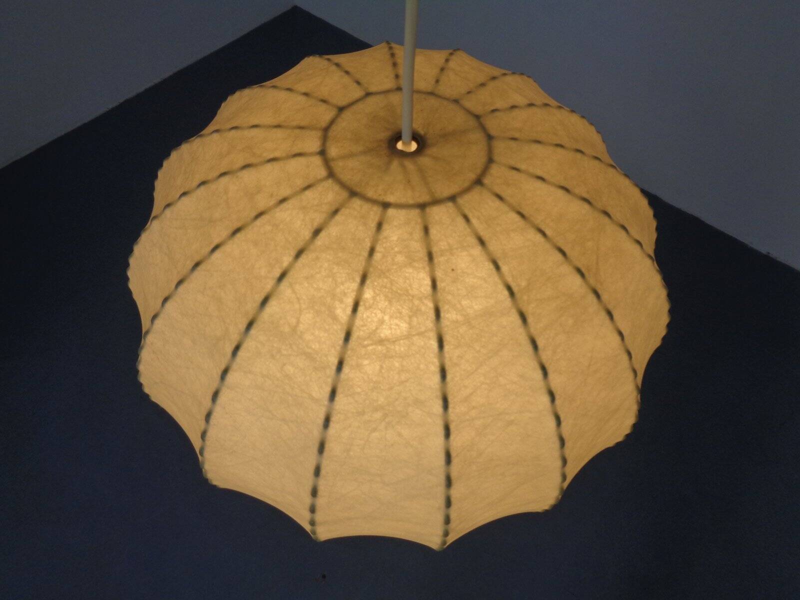 Italian Cocoon Pendant Lamp by Achille & Pier Giacomo Castiglioni, 1960s