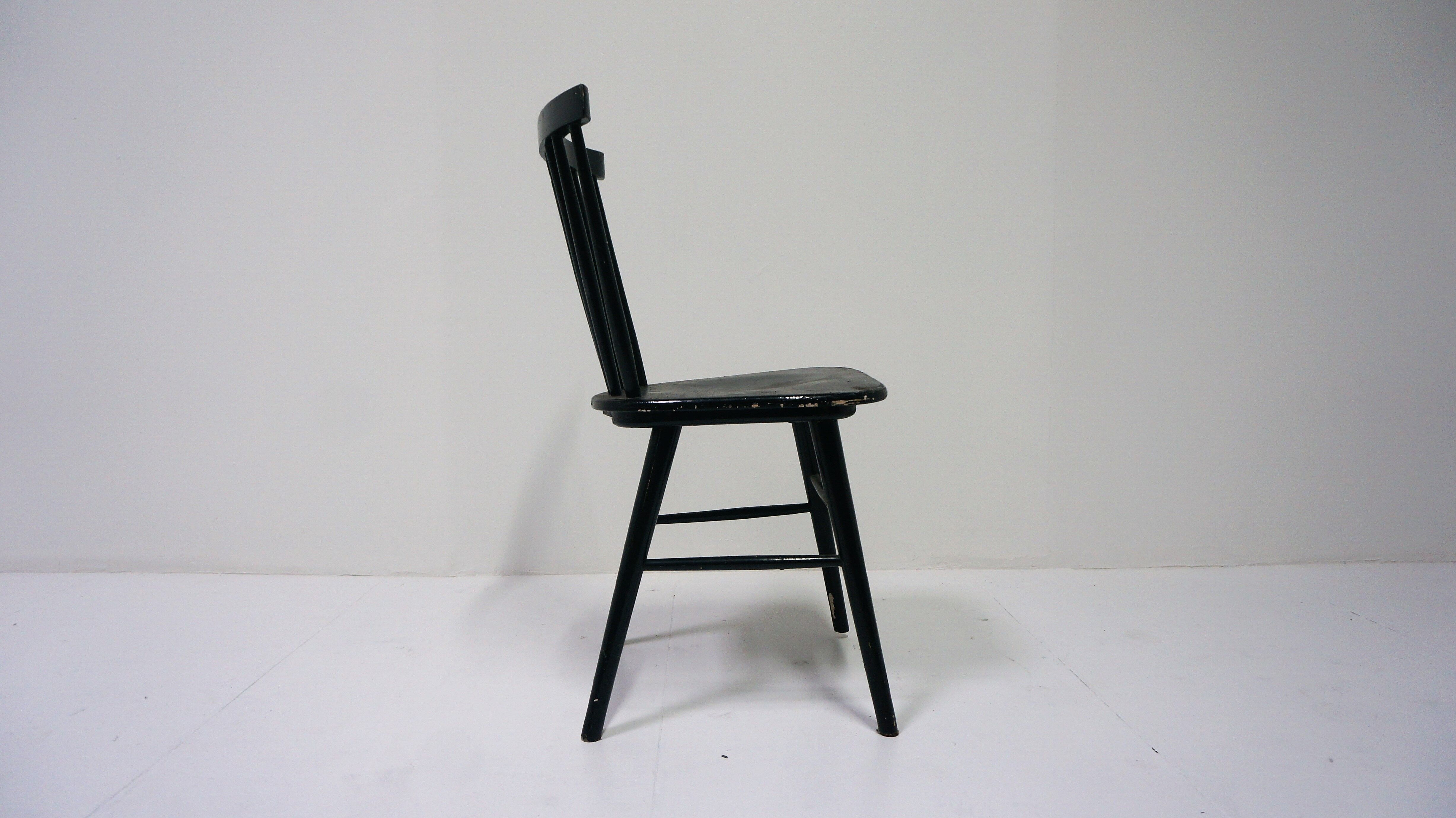 Série de 4 chaises scandinaves
