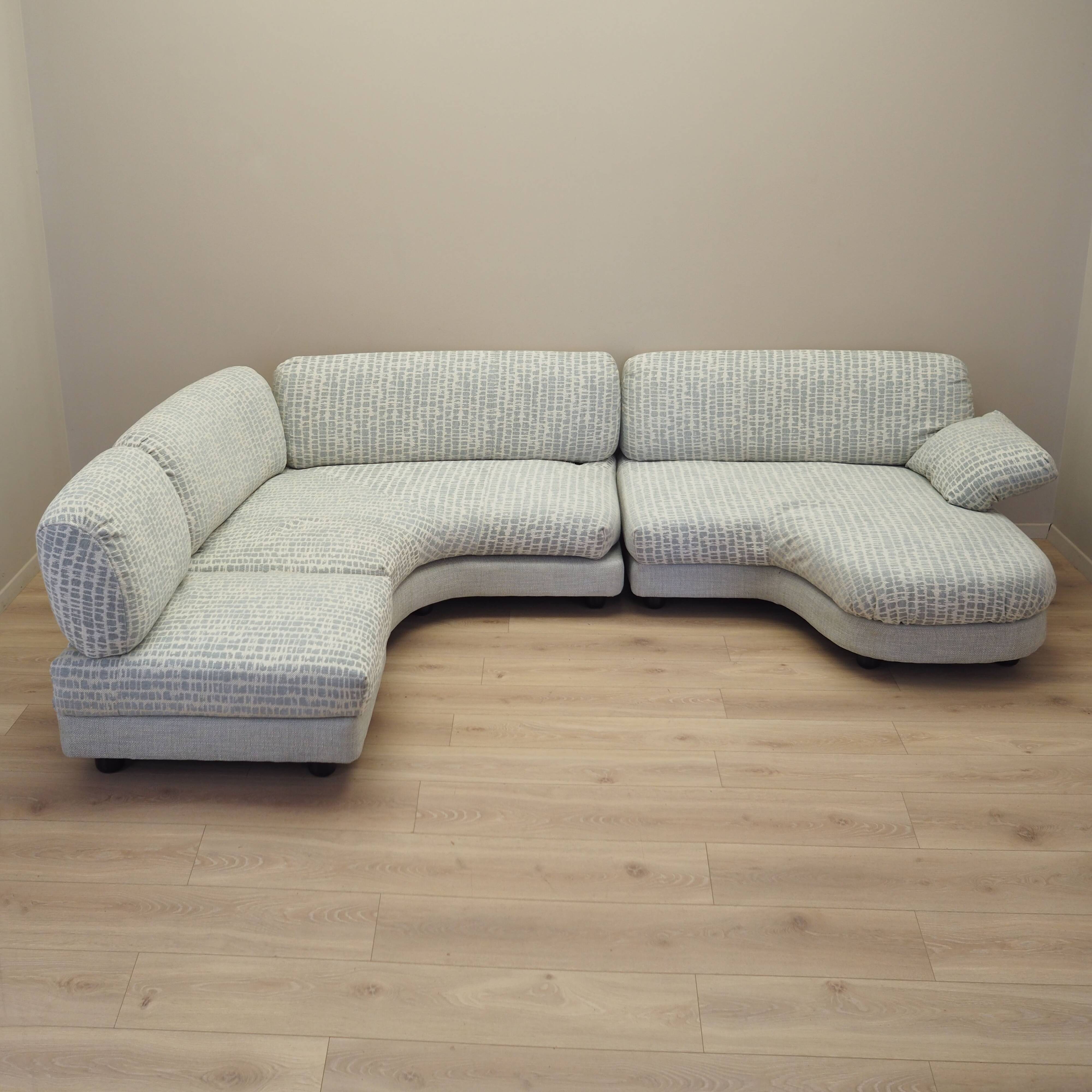Modular corner sofa, Italian design, 1970s, production: Italy
