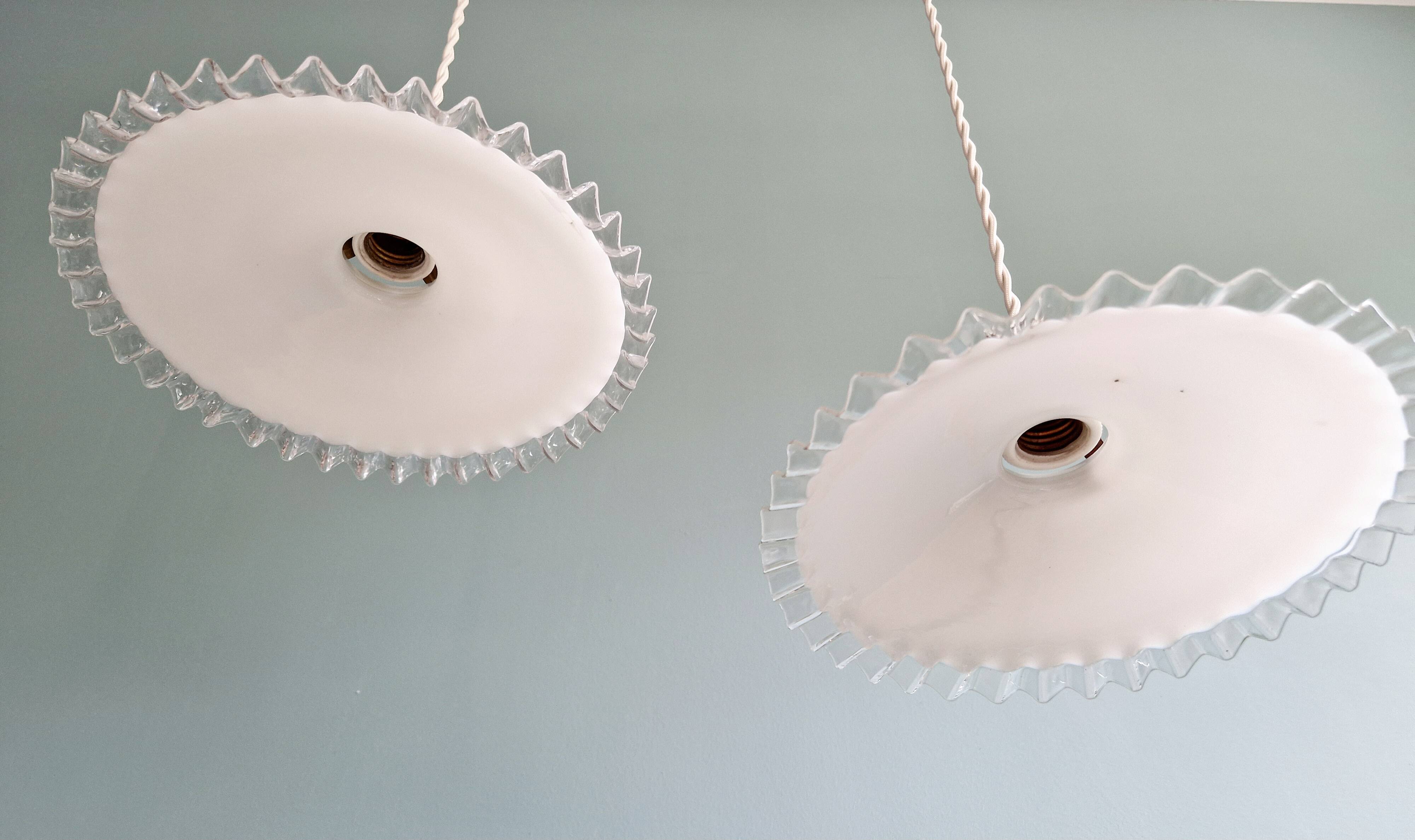 Suspension in opaline 1930s