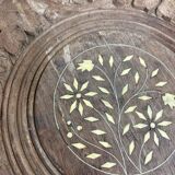 Anglo-Indian carved side table