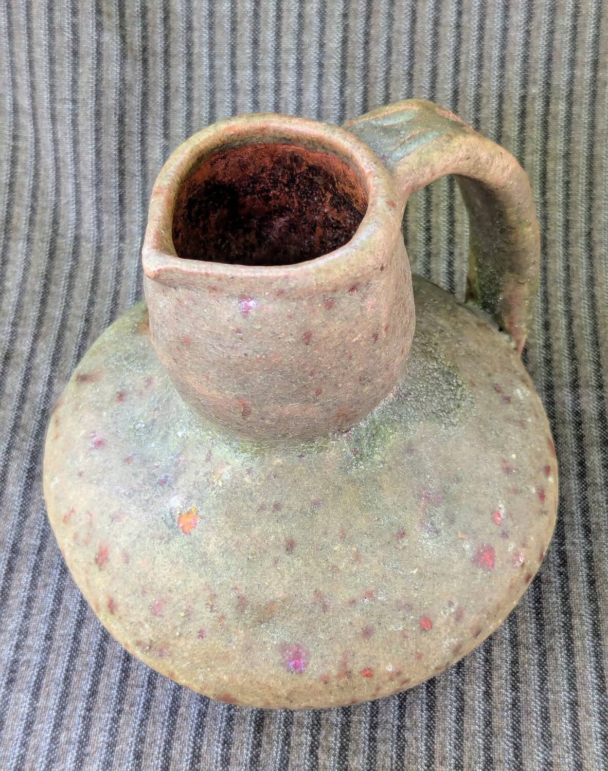 Brutalist pitcher Campo Piano Corsica early 20th century