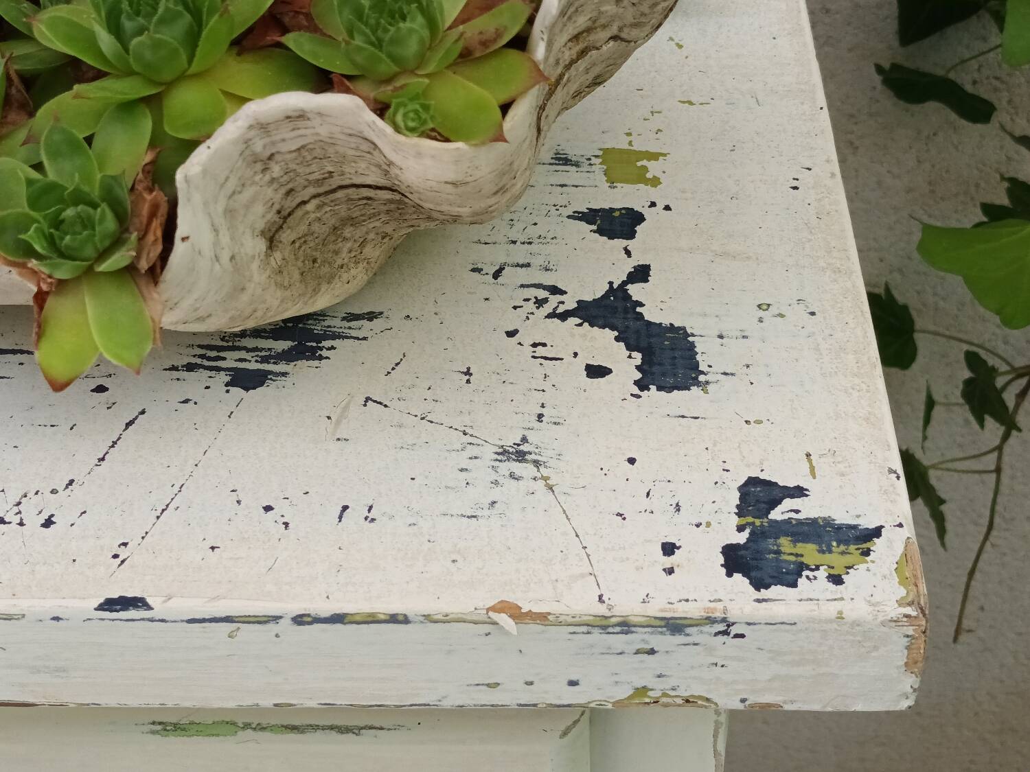 Rustic antique patinated sideboard