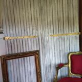 Pair of patinated shutters