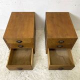 Pair of vintage 50's bedside tables