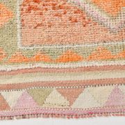 3x10 Orange & Beige Persian Vintage Runner Rug, 94x317Cm SK 22040