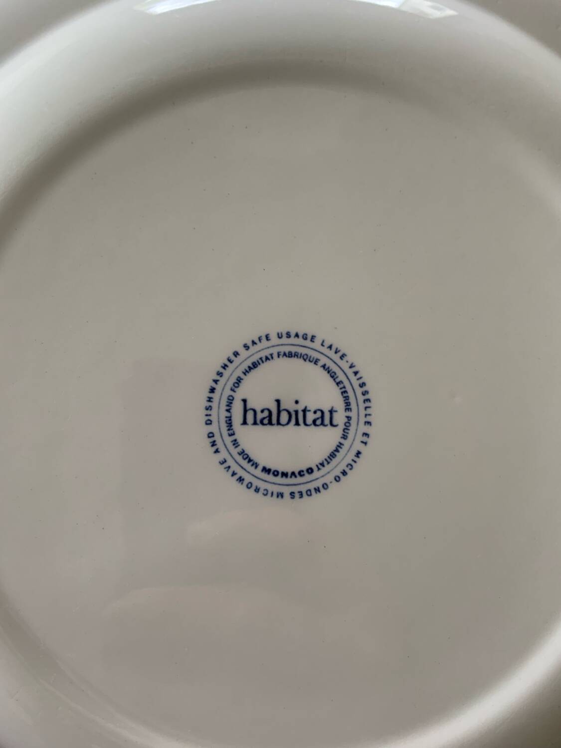 Habitat 90' dinner plates