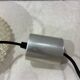 Acrylic pendant light with diamond pattern, chrome, 1970s