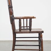 Antique English spindle chair