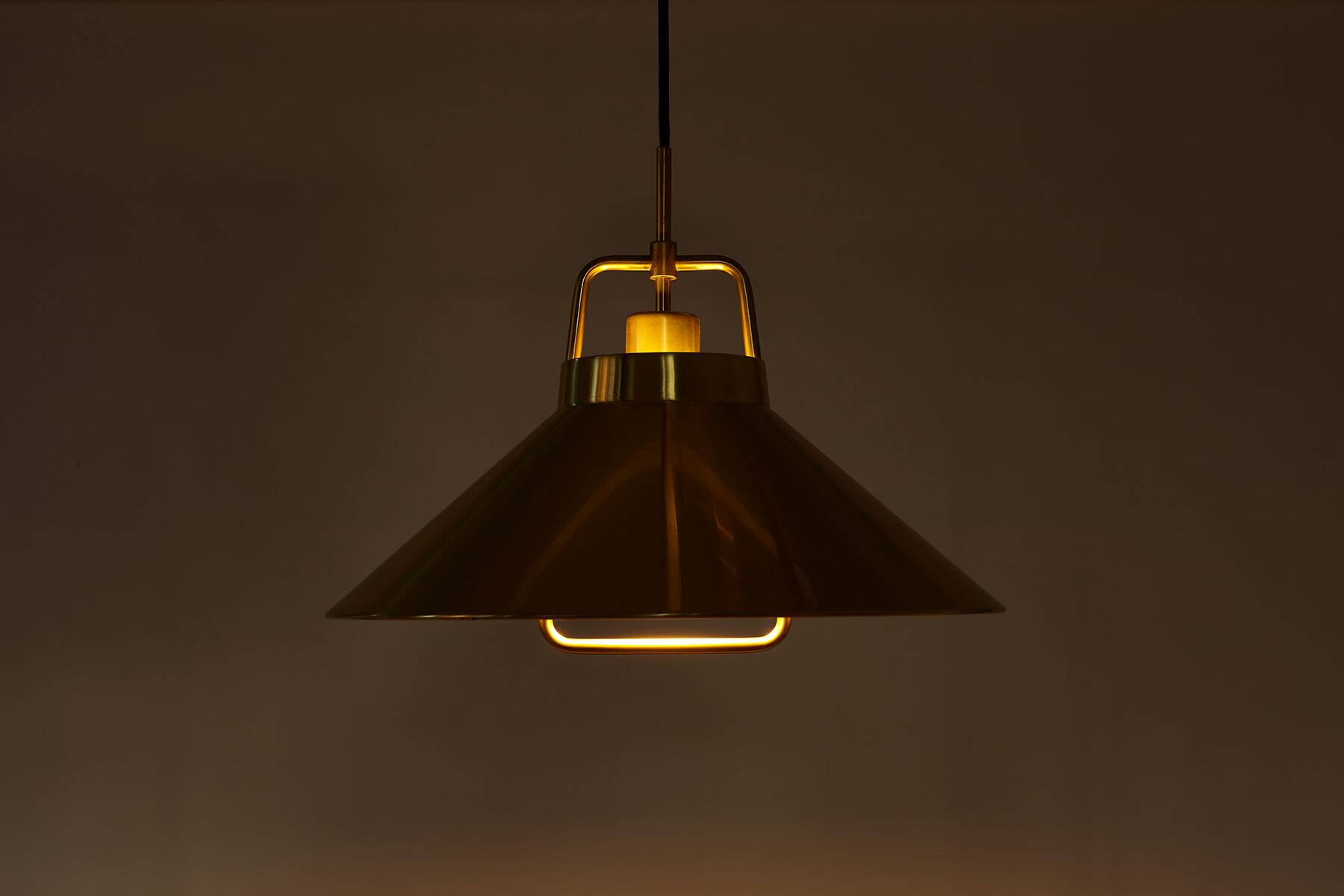 Brass Pendant Light by Fog & Mørup, Denmark 1970’s