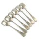 Art Deco brass ice cream spoons, 1950s, set of 6