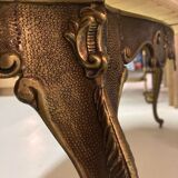 Onyx and bronze table