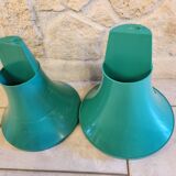 Tam Tam designer stool in green plastic