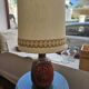 Fat lava ceramic lamp