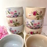 Vintage stoneware coffee tea cups