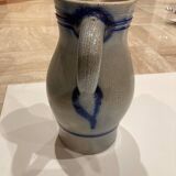 Enamelled stoneware jug from Alsace