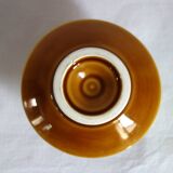 4 Longchamp glazed ceramic egg cups from the 70s