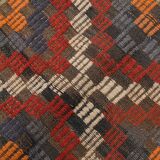 5x7 Red & Brown Tribal Vintage Kilim Rug, 171x251Cm