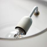 Lampe de table ester de guido rosati pour veart, 1976