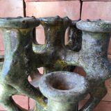 Tamegroute pottery candle holder