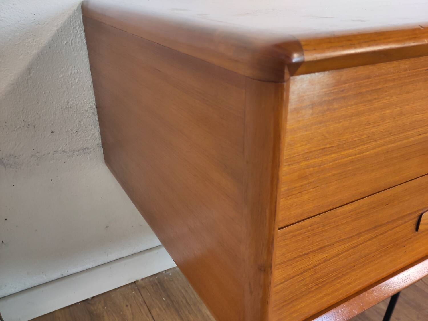 Scandinavian teak and metal sideboard