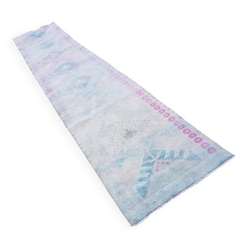 Tapis de couloir turc vintage