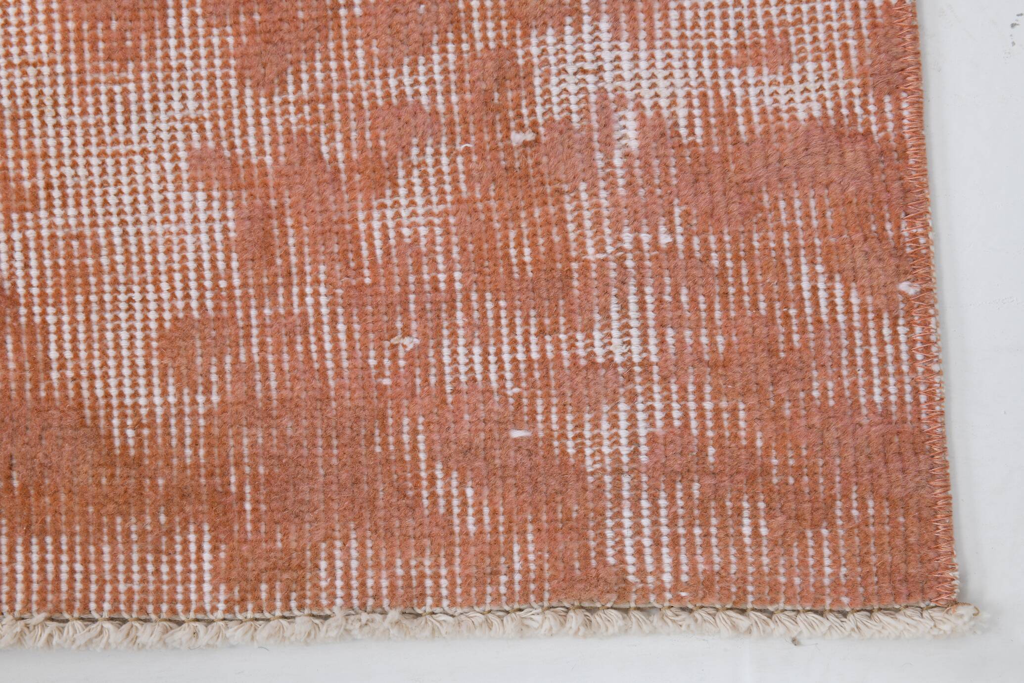 Salmon & Peach Turkish Vintage Rug, 167x286Cm