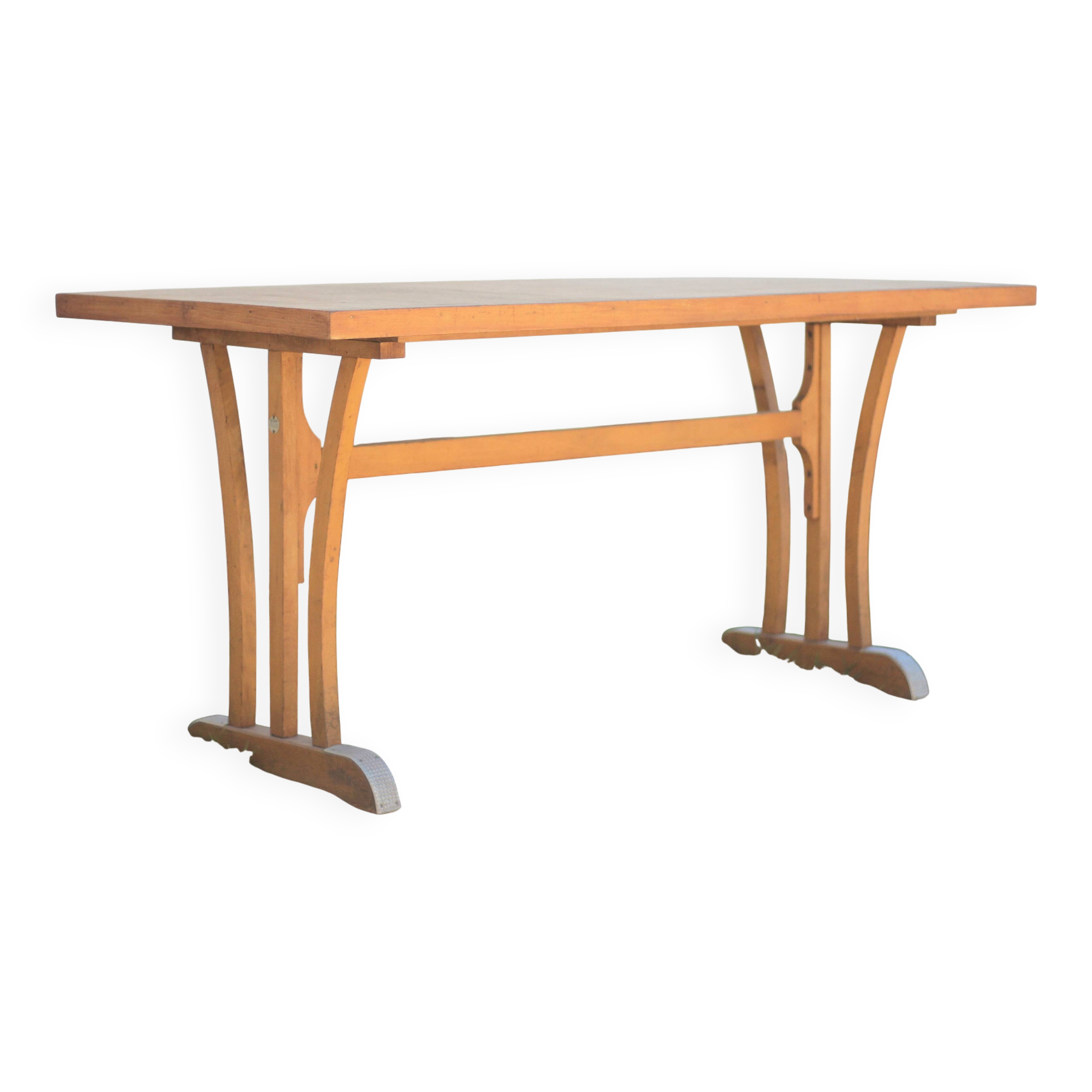 Table bois vintage, table bistrot Maison Guillaume a Bourges, table d'appoi