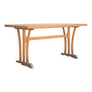 Table bois vintage, table bistrot Maison Guillaume a Bourges, table d'appoi