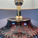 Luxury marbled ceramic lamp from the 80s