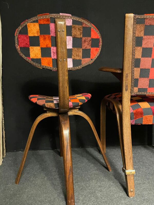 Ensemble de chaises Bow Wood édition Steiner
